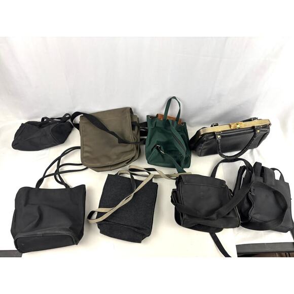 Lot of 8 VTG Purses Handbags Crossbody Backpacks Bags Y2K 1990's - Picture 8 of 9